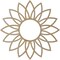 Ekena Millwork Daisy Wood Fretwork Pierced Ceiling Medallion, Birch, 26"OD x 9"ID x 1/4"T CMWP26X26X0250DABI - alternate 3